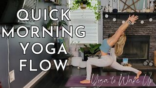 Quick Every Day Wake Up Yoga Flow || Do This Everyday || Yoga with Stephanie