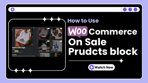 How to Woocommerce Onsale Products Block🔥