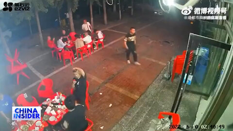 Footage of Woman Attacked in Restaurant in China | CLIP | China Insider