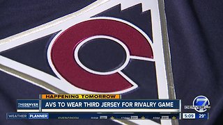 Avs to wear 3rd jersey on Saturday