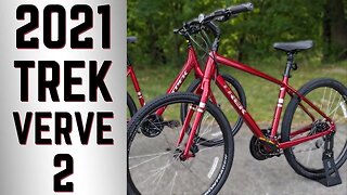 Totally Re-Designed Comfort | 2021 Trek Verve 2 Disc Brake Hybrid Bike Review of Features and Weight