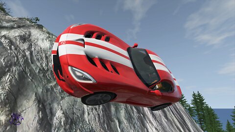 Cliff Drops & Falls #1 - BeamNG.Drive Crashes