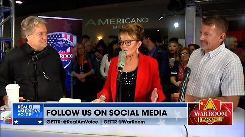 Sarah Palin joins the War Room LIVE At CPAC