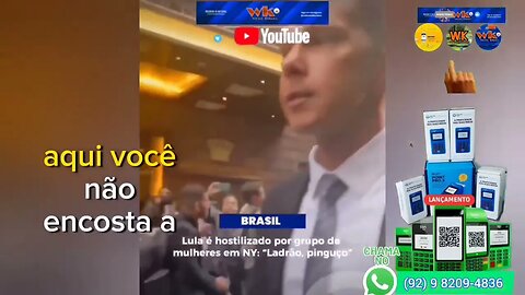 Lula é hostilizado por grupos de mulheres em Nova York. "Ladrão, pinguço".