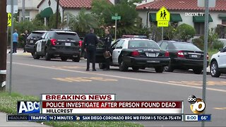 Homicide detectives investigating death near Balboa Park