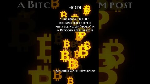 HODL: The Phenomenon of Holding Bitcoin - Fact #3 #shorts