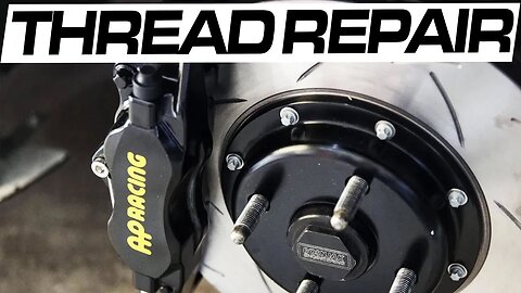 Fixing Stripped Threads: Helicoil Thread Repair on Brake Caliper Mount