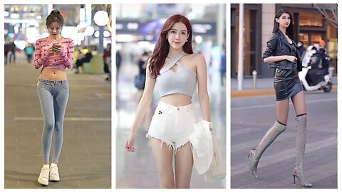 Mejores Street Fashion Tik Tok 2022 | Hottest Chinese Girls Street Fashion Style 2022