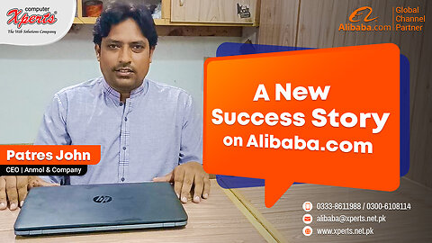 Patres John, CEO Anmol & Co - A New Success Story on Alibaba com | Sialkot Exporter Success Story