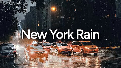 Rain and Thunder in New York for Sleep and Insomnia | 10 Hours of Rain Sounds | Relaxing Rain Sounds