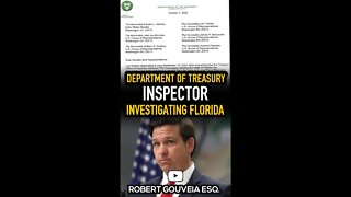 Department of Treasury Inspector Investigating Florida #shorts