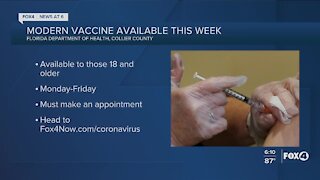 Collier County offering Moderna vaccinations