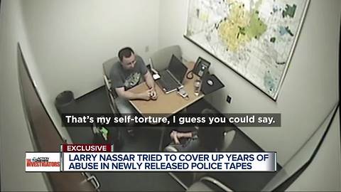 VIDEO: In police interviews, Nassar blames victims for misunderstanding treatment