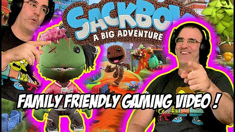 Sackboy A Big Adventure part 1. A Family Friendly Gaming Video.