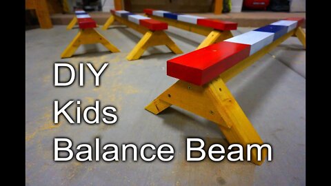 Kids Balance Beam - DIY Christmas Gifts for my Nieces