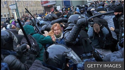 Russian police have detained more than 3,000 people in a crackdown