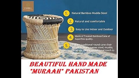 Beautiful Hand Made "Muraah" Pakistan