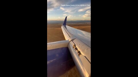 WATCH: Boeing 757-200 Forced to Make Emergency U.S. Landing Due to Midair Wing Damage