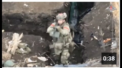 🇷🇺🇺🇦 Bakhmut direction. A Russian paratrooper shoots down a Ukrainian heavy quadcopter “Baba Yaga”
