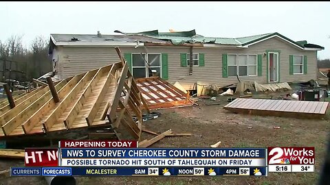 National Weather Service to survey Cherokee County storm damage