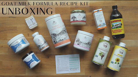 Goat Milk Formula Kit UNBOXING!