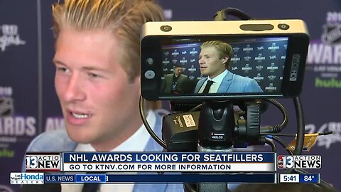 Want to go to the NHL Awards? They are looking for seatfillers