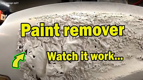 Aircraft Ultra paint remover - Watch it work! bdp garage ep32