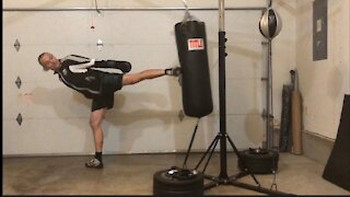 Heavy bag workout 10