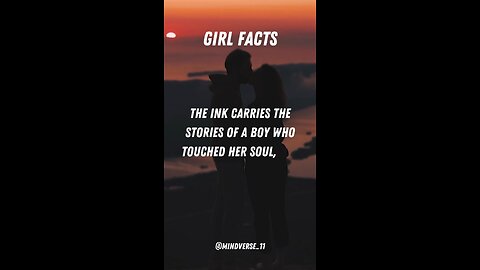 Girls fact.