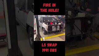 Fire in the Hole! LS Swapped 1991 Chevy OBS! #shorts