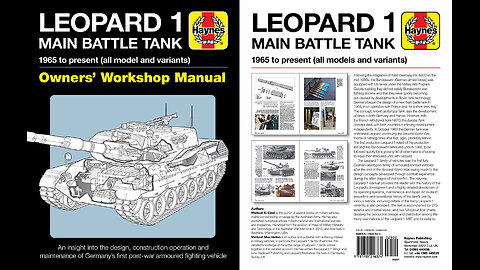 Leopard 1 Main Battle Tank Manual