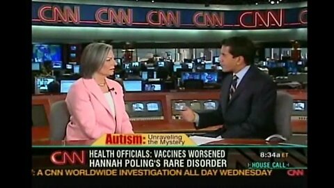 CDC Director's 2008 Admission that Vaccines Cause Autism on CNN
