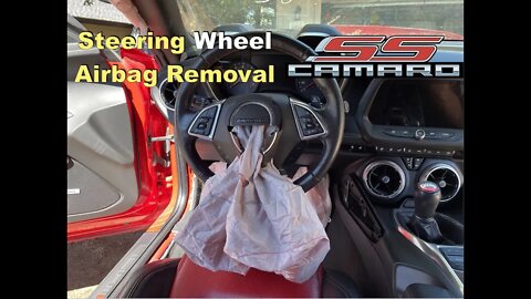 DIY Chevy Camaro SS2 Steering Wheel Airbag removal - Part 2