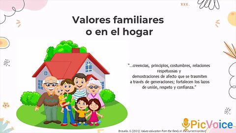Valores en el hogar su impacto en la sociedad y el rol del docente en el desarrollo de la familia.