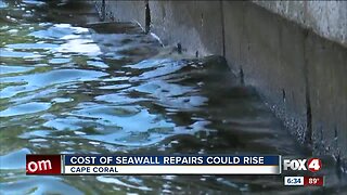 Cost of seawall's in Cape Coral could rise
