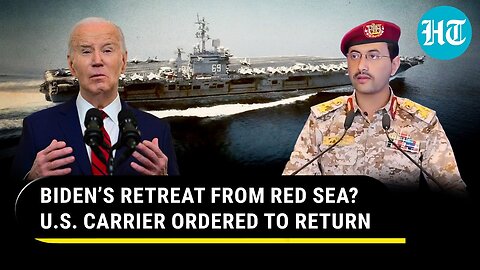 Biden Struck By Houthi Fear? US Recalls Carrier Eisenhower Amid Relentless Attacks By Yemeni Rebels