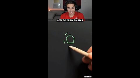 How To Draw a 3D Star