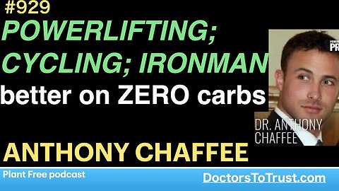 ANTHONY CHAFFEE i | POWERLIFTING; CYCLING; IRONMAN better on ZERO carbs