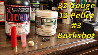 32 Gauge 12 Pellet #3 Buckshot