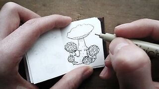 🍄 Miniature Mushroom Illustration V 🍄