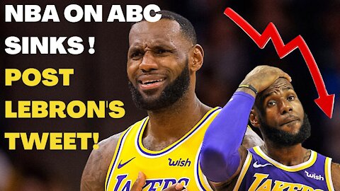 NBA on ABC TV Ratings are AWFUL! Post Lebron James Dangerous Tweet sees 62% DROP from 2017-2018!