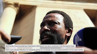 South Africa Cape Town - AbaThembu King Buyelekhaya Dalindyebo arrested after palace dispute turns violent (XLr)