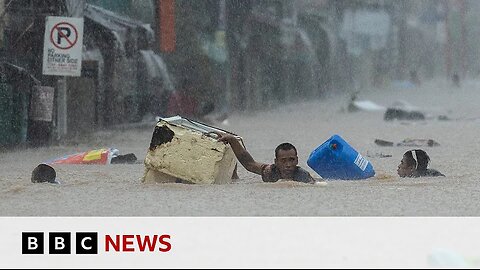 Typhoon Gaemi makes landfall in Taiwan with two dead and hundreds injured / BBC News