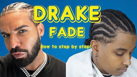 Drake haircut how to tutorial (drake 2022 cornrow fade)