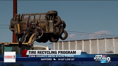 Pima County uses state money to recycle tires