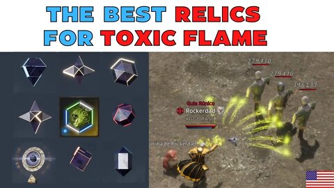 Find out the best relic for Toxic Flame - Undecember