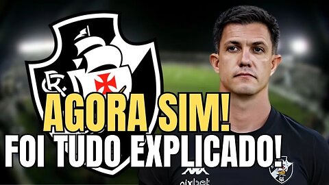 SAIU AGORA! POR QUE ELE FICA? NOTICIAS DO VASCO AGORA!