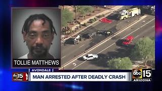 Suspected DUI driver arrested in deadly Avondale crash