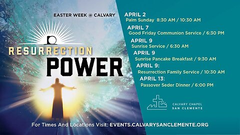 RESURRECTION FAMILY SERVICE | RESURRECTION POWER | Sunday Service | 10:30 AM | 2023.04.09