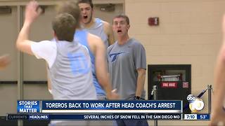 Toreros back to work after coach's arrest